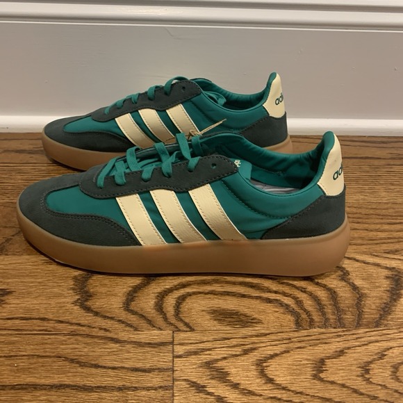 Adidas Barreda Decode Court Green Warm Vanilla Shoes Sneaker Mens Size 10 JP9666 - Picture 3 of 9